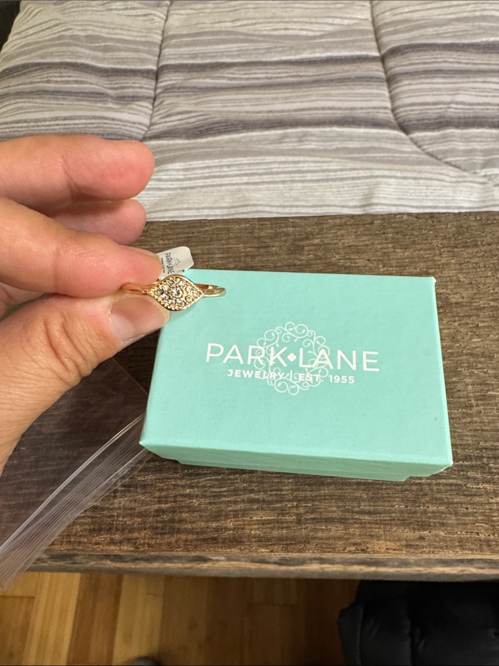 Park Lane Namaste-Gold-Tone Pave Marquise Ring - Gold
